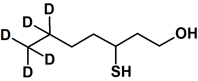 3-Mercapto-1-heptanol - d5