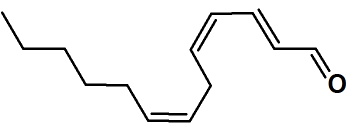 2E,4Z,7Z-Tridecatrienal