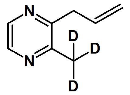 2-Allyl-3-methyl-d3-pyrazine