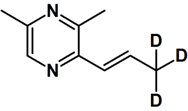 3,5-Dimethyl-2E-(propenyl-d3)pyrazine