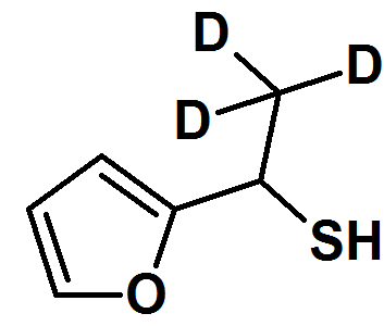 2-(1-Mercaptoethyl)furan - d3