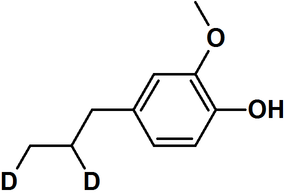 2-Methoxy-4-propyl phenol - d2