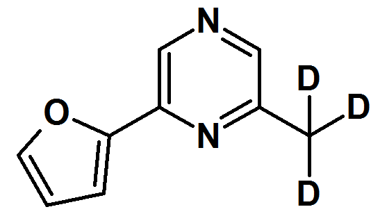 2-(2-Furanyl)-6-methyl-d3-pyrazine